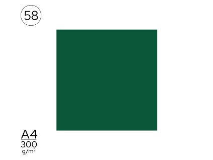 Papír A4 barevný zelený tmavě