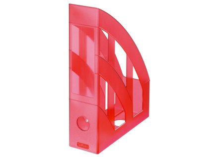 stojan na casopisy classic cerveny transparent