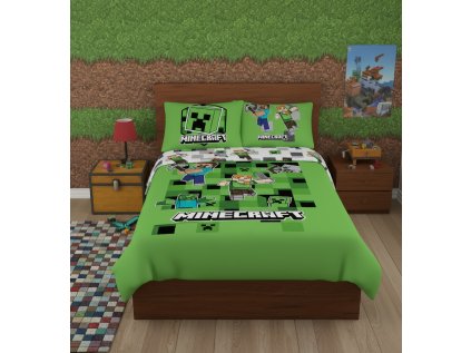Jerry Fabrics Povlečení Minecraft Minecraft Out of the Box micro