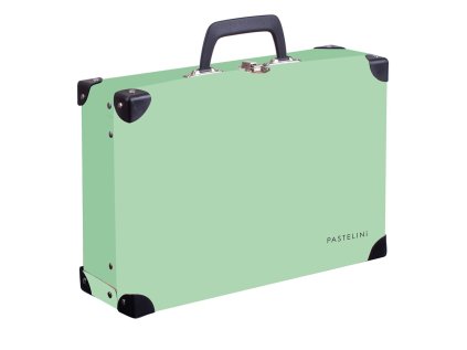 Oxybag Kufr Kufřík lamino hranatý okovaný PASTELINI zelená 6-032