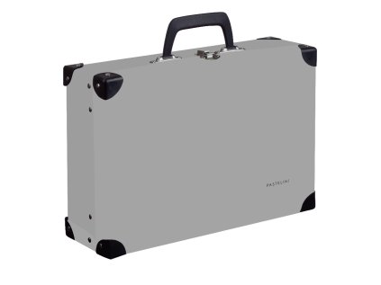 Oxybag Kufr Kufřík lamino hranatý okovaný PASTELINI šedá 6-029