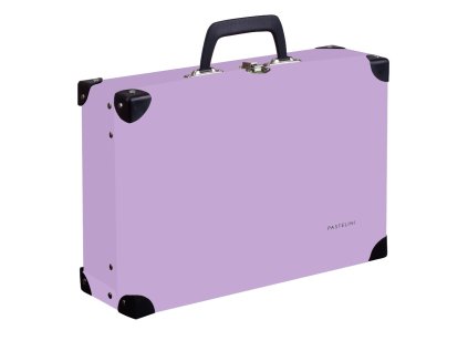Oxybag Kufr Kufřík lamino hranatý okovaný PASTELINI fialová 6-033