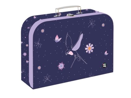 Oxybag Kufřík kufr lamino 34 cm Flowers Květiny 6-08226