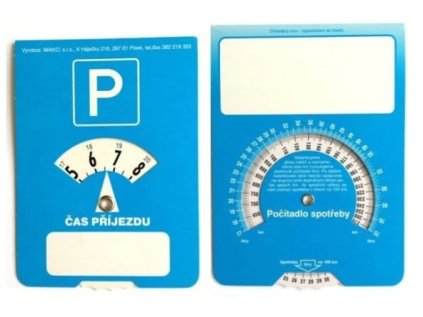 Hodiny parkovací papírové