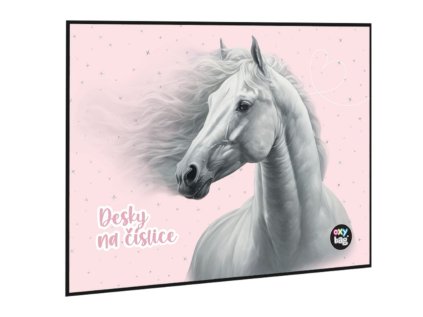 Desky na čísla číslice Koně Kůň romantic 3-93926