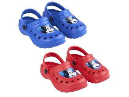 SET 8 KS CLOG SANDÁLE MICKEY Cer 2300005784 červené, modré (Velikost set 8 ks)
