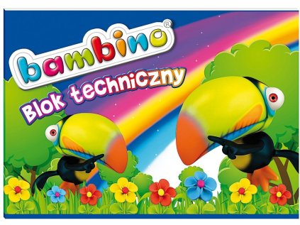 Kreslicí kartony BAMBINO 10 listů, 180 g, formát A4