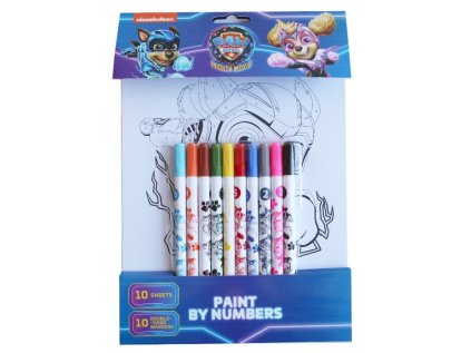 Malování podle čísel Tlapkova patrola