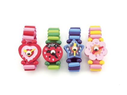 Náramkové hodinky dřevěné 7 cm - 4 druhy