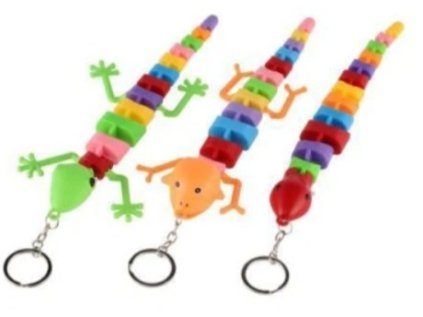 Přívěsek ještěrky/hada/chameleona 28 cm se světlem