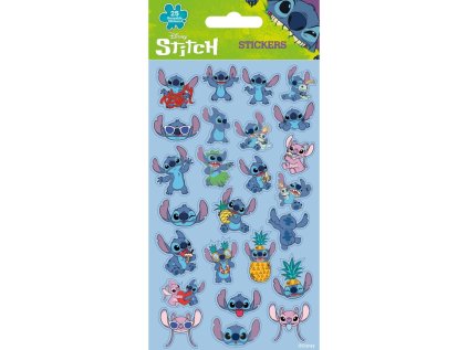 Samolepky Lilo a Stitch modré 25ks ve fólii
