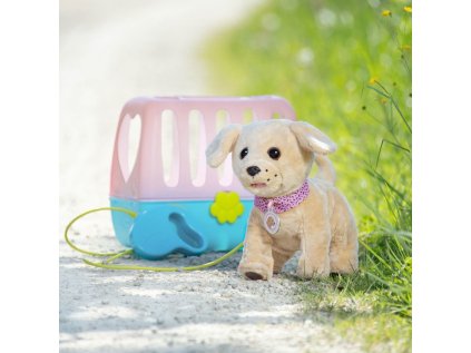 BABY born Můj veselý pejsek s přepravním boxem