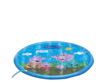 Vodní podložka na hraní splash pad Peppa Pig, průměr 150cm
