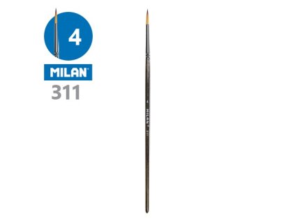 Štětec kulatý MILAN č. 4 - 311