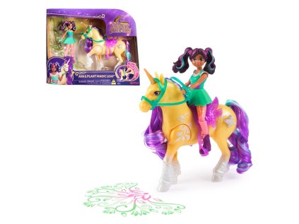 UNICORN ACADEMY AVA A JEDNOROŽEC LEAF SVÍTÍCÍ OBRÁZEK