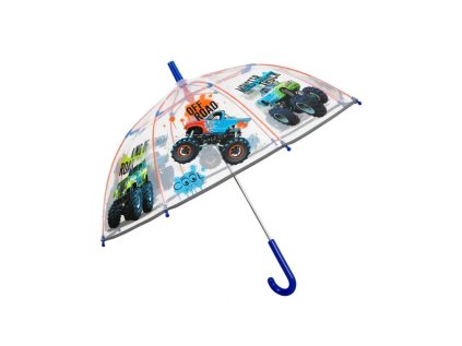 detsky reflexny dazdnik perletti cool kids trucks transparent 15637