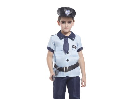 Kostým policista vel. S 100-110 cm