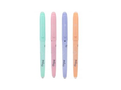 gumovatelne pero oops pastel 06mm modre dve gumy krabicka mix farieb 201022004