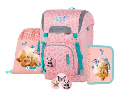Školní set 4ks OXY SKY Kočka sada batoh, penál, sáček, odznáčky 0-26226/04