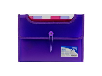 Složka A4 s 6 kapsami STRIGO fialová