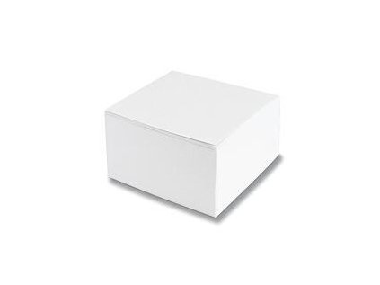 Kostka bílá lepená 84x84x70