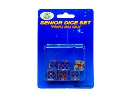 PK kostky hrací 1,5cm PK37-11 6ks