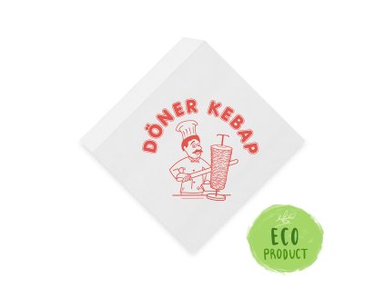 kapsy na kebap 16 x 16 cm 500 ks