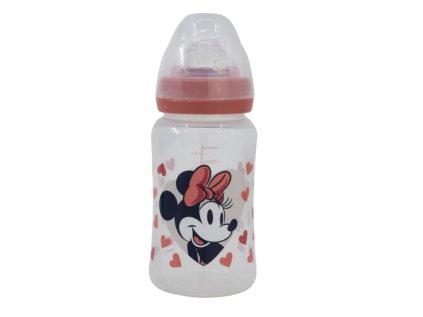 dojcenska flasa minnie mouse s antikolikovym systemom 240ml 10702