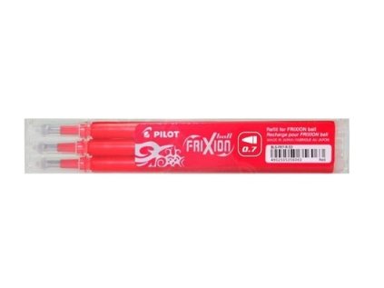 Náplň Pilot Frixion 0,7 červená, balení 3ks