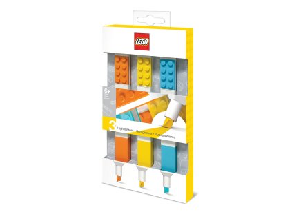 LEGO Zvýrazňovače, mix barev - 3 ks