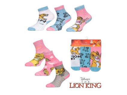 BOX 40 KS SADA 3 KS PONOŽKY DISNEY LVÍ KRÁL Erv 38558 (Velikost box 40 ks)