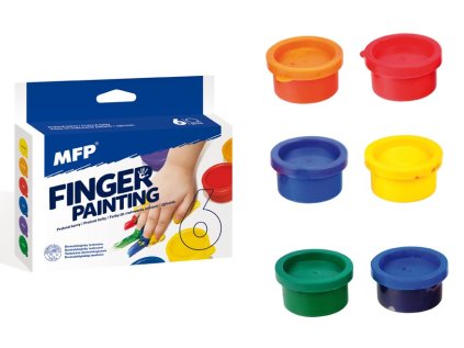 Barvy prstové 6 barev x 30ml