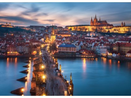 Česká kolekce: Praha v noci 1000 dílků