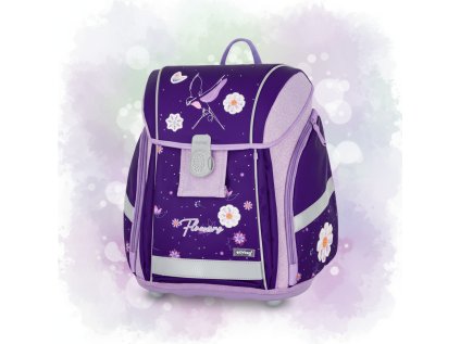 Oxybag Školní batoh PREMIUM LIGHT Flowers Květiny 8-93326