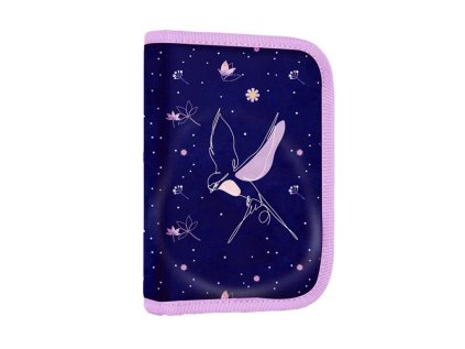 Oxybag Penál 1 p. 2 chlopně, prázdný Flowers Květiny 9-82726