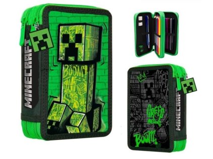 VYBAVENÝ DVOUPATROVÝ PENÁL MINECRAFT Eur mc00054 (Velikost uni)