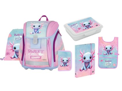 Školní set 6ks PREMIUM LIGHT Axolotl sada batoh, penál a doplňky 0-25826/06/01