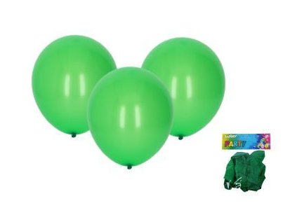 Balónek nafukovací 30cm - sada 10ks, zelený