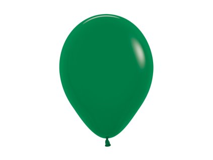 balon solid 25 cm tmave zeleny 100ks