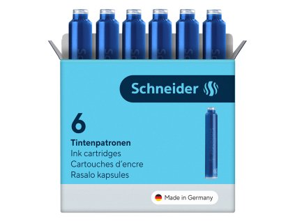 bombicky schneider 6 ks modra napln