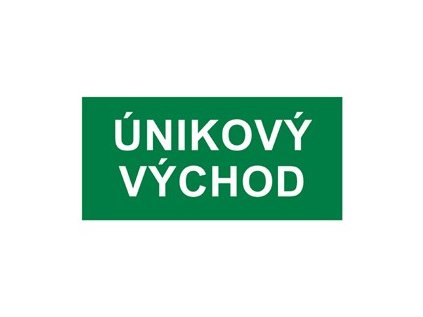 samolepka unikovy vychod