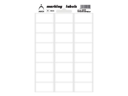 samolepici etikety 32x16 mm 24 ks