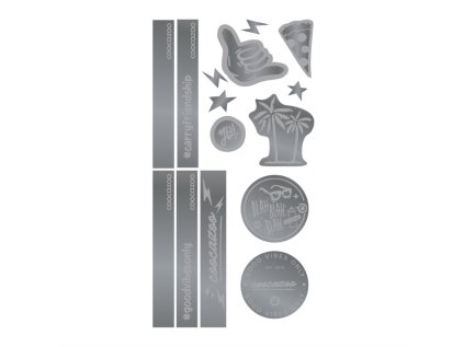 reflexni samolepky stickyricky coocazoo silver