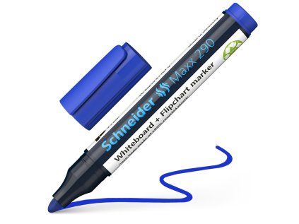 popisovac schneider maxx 290 na bile tabule modry