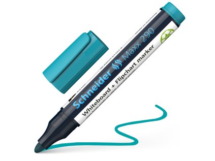 popisovac schneider maxx 290 tyrkysovy