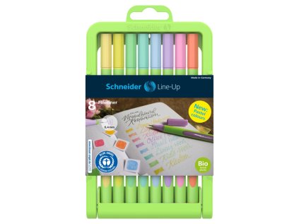 liner schneider line up 0 4 pastel sada 8 ks