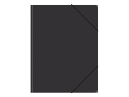 zakladaci mapa 3 klopova s gumou cerna