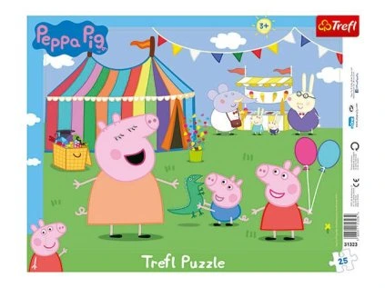 Trefl Puzzle vkládací 25 - Peppa Pig