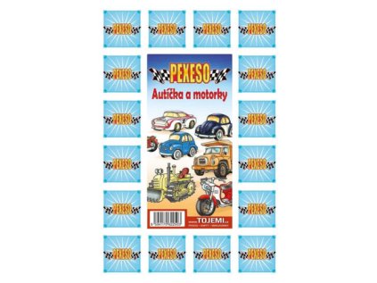 pexeso a4 auticka a motorky