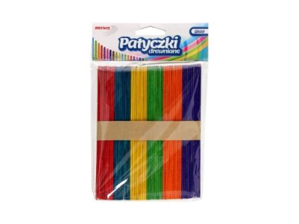 Dřívka barevná 11,5 cm 50 ks